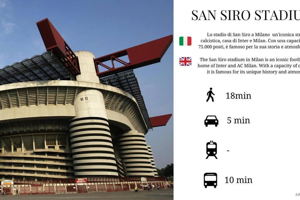 Sunny San Siro Stadio Apartment Mailand Exterior foto